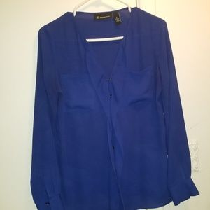 INC bottom down blue shirt!!